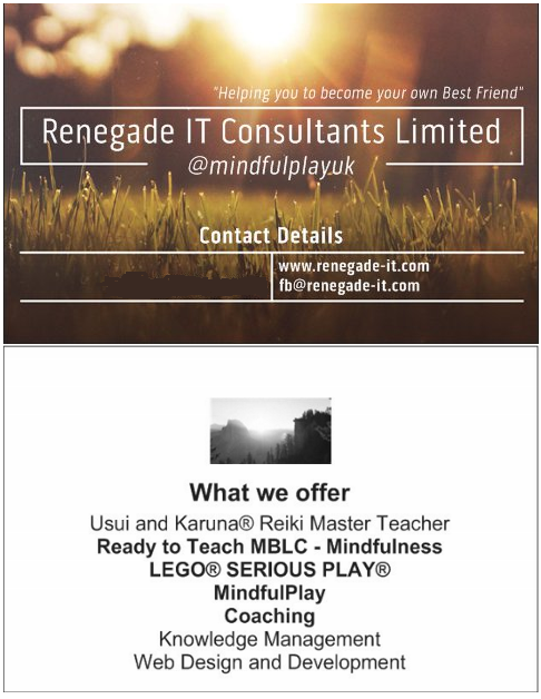 MindfulPlayUK business card